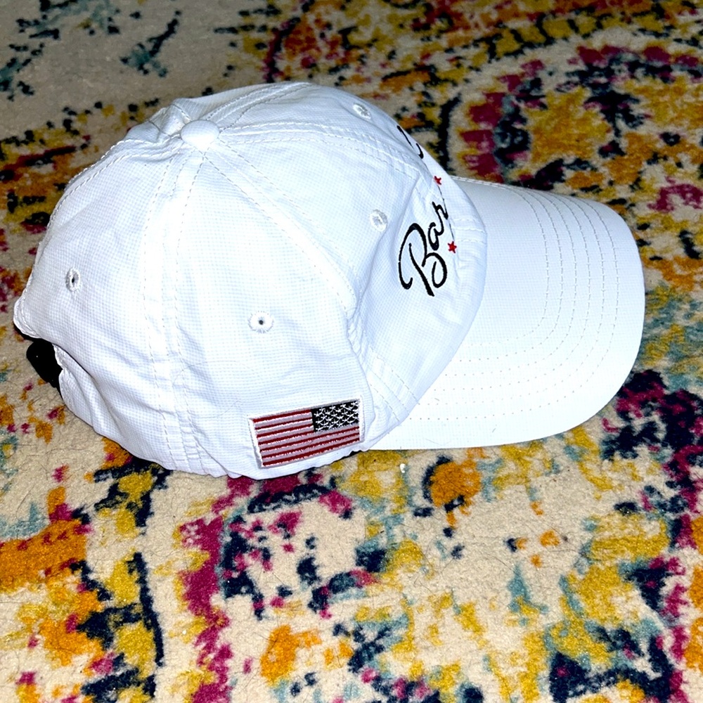 White Performance Baseball Cap - Picture 2 of 5